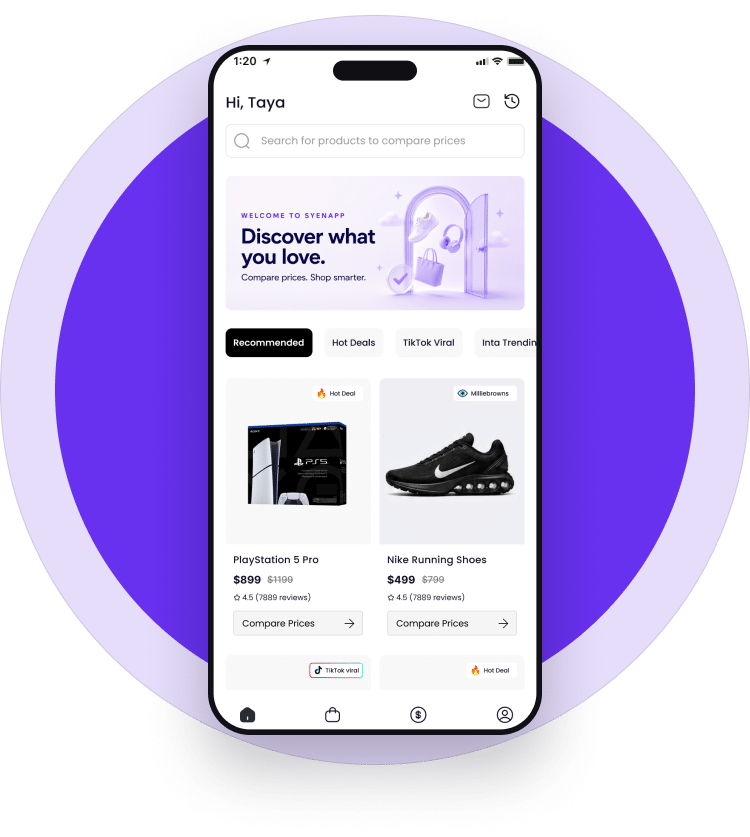 Discover screen