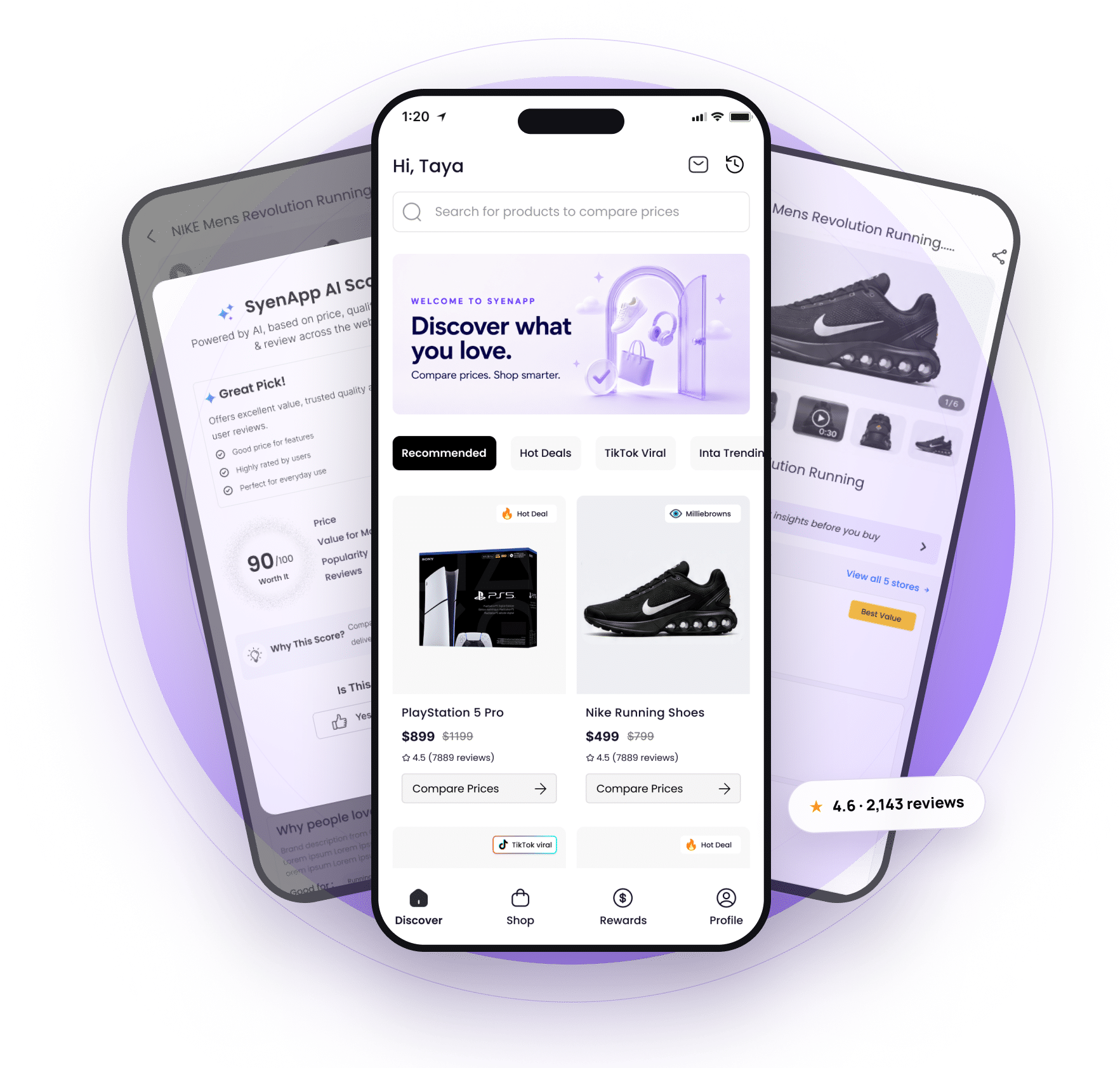 Home 6 SyenApp Discover screen preview 1