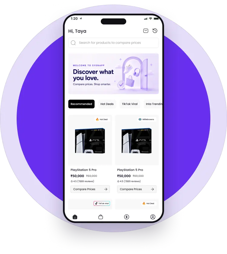 Discover screen